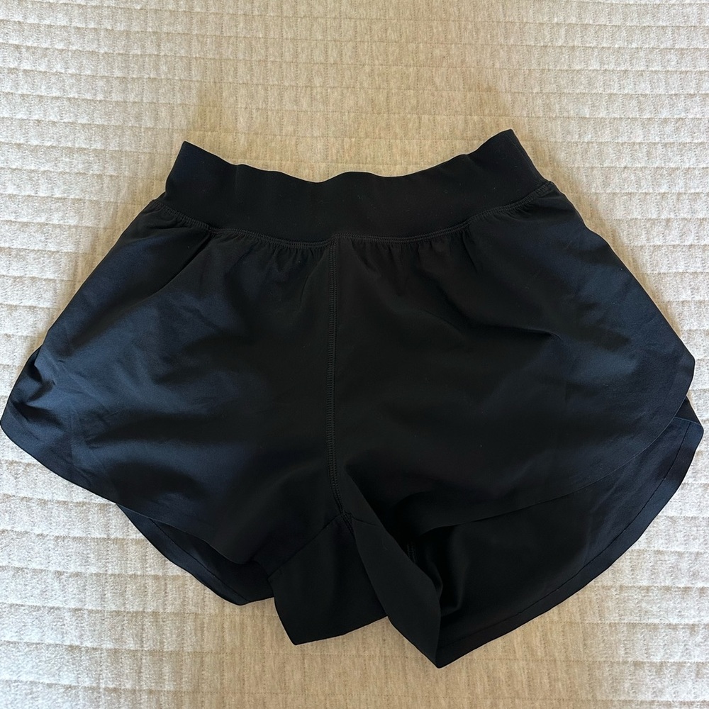 CRZ YOGA High Waisted Split Running Shorts for Women 3"